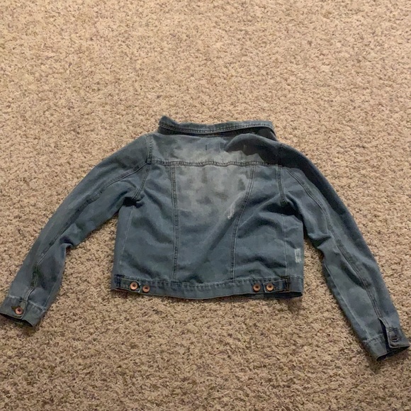 Large Cisono denim jean jacket - Picture 3 of 5